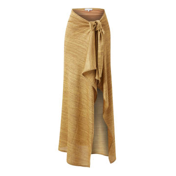 Glittered Knit Midi Skirt