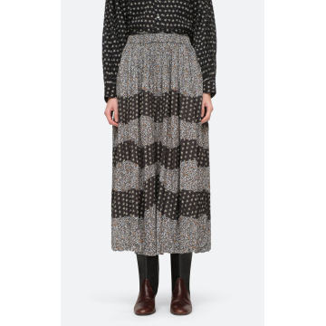 Pascala Cotton Midi Skirt
