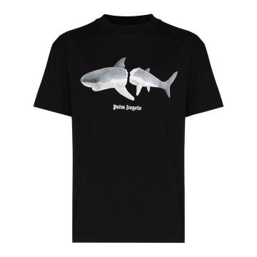 鲨鱼印花logoT恤