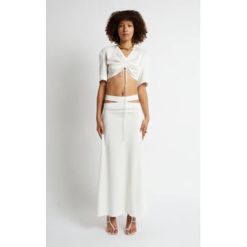 Ruched Cropped Top