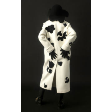 Patch Yourself On The Back Wool-Blend Coat