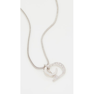 Dior 银色水晶项链