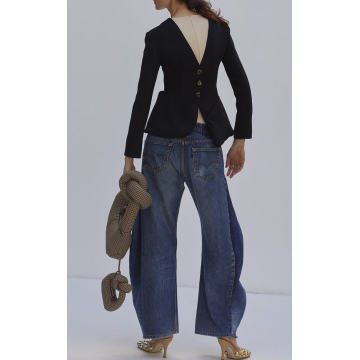 Upcycled Wide-Leg Jeans