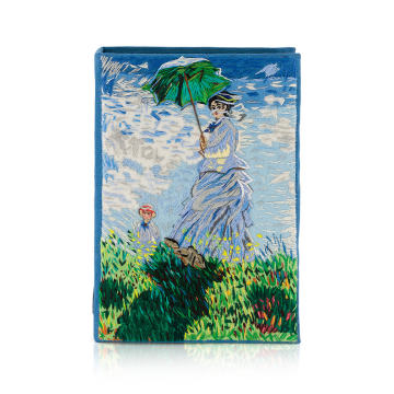 Femme �� L'Ombrelle Monet Book Clutch