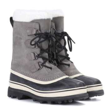 Caribou®皮革和橡胶靴子