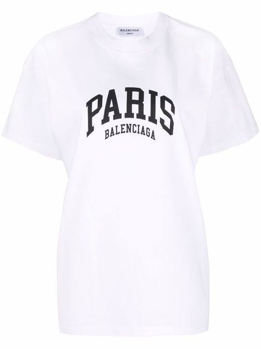Paris logo印花T恤展示图