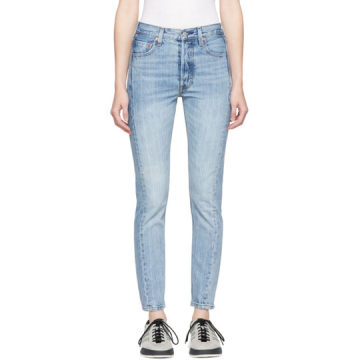 Blue Altered 501 Skinny Jeans