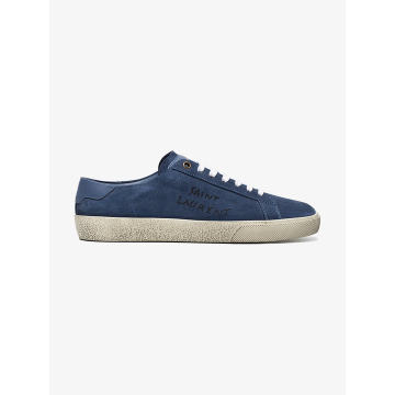 Blue Court Classic suede sneakers
