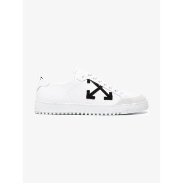 White Carryover Leather Sneakers