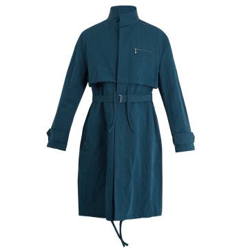 Mali cotton and linen-blend overcoat