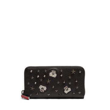 Panettone embellished zip-around leather wallet