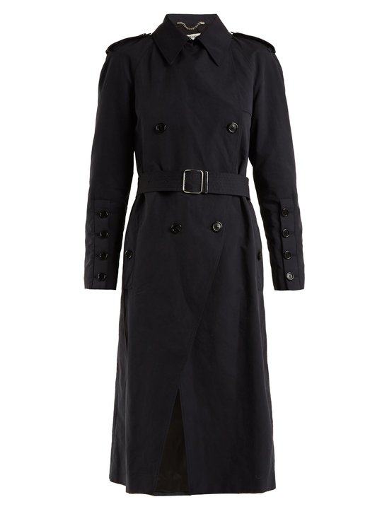 Fulton double-breasted trench coat展示图