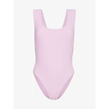 Pink Jireh cutout swimsuit