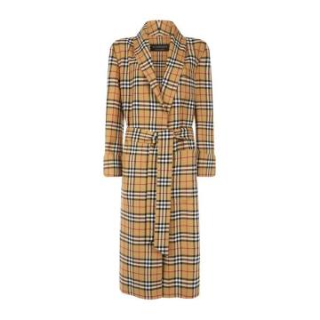 Re-issued Vintage Check Dressing Gown Coat