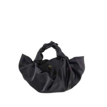 Small Ascot Knotted Satin Tote