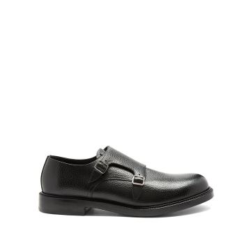 Double monk-strap leather shoes Double monk-strap leather shoes