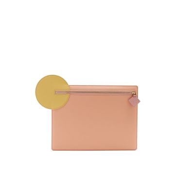 Alpin pebbled-leather pouch