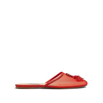 Gina octopus-embellished slipper shoes