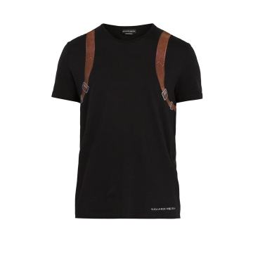 Backpack-print cotton T-shirt