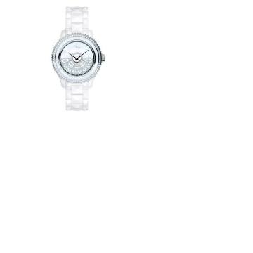 Dior VIII Grand Bal Diamond, Mother-Of-Pearl, White Ceramic &amp; Stainless Steel Automatic Bracelet Watch