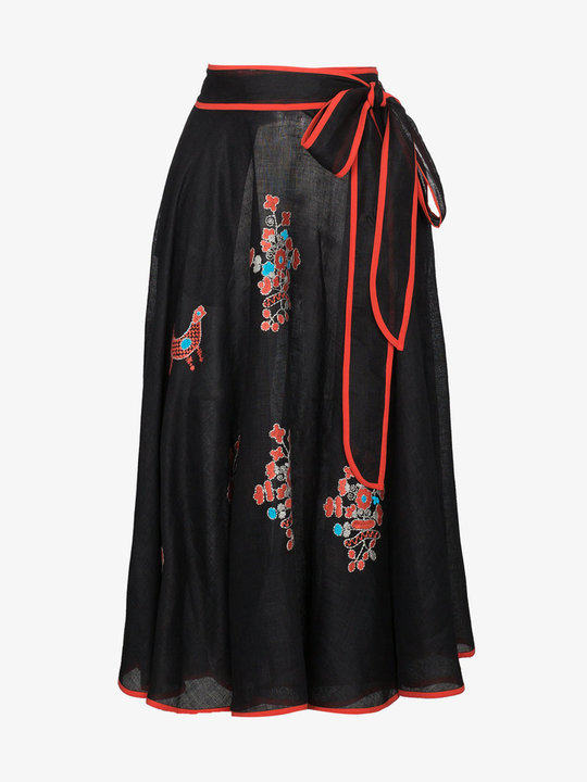 Country Summer Linen Skirt展示图