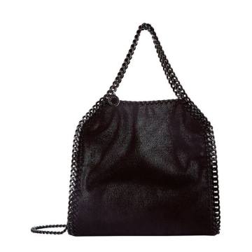 Mini Falabella Black Chain Tote Bag
