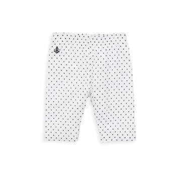 Baby Girl's Polka-Dot Cotton Pants