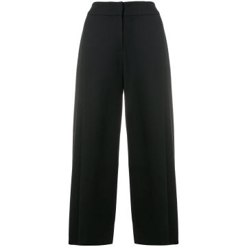 cropped high-rise culottes