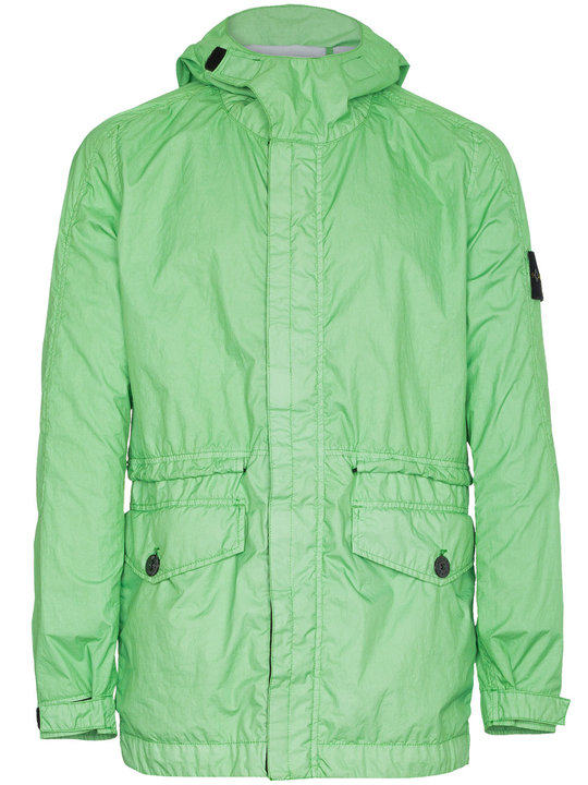 Green hooded jacket展示图