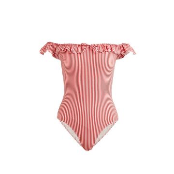 The Amelia off-the-shoulder swimsuit