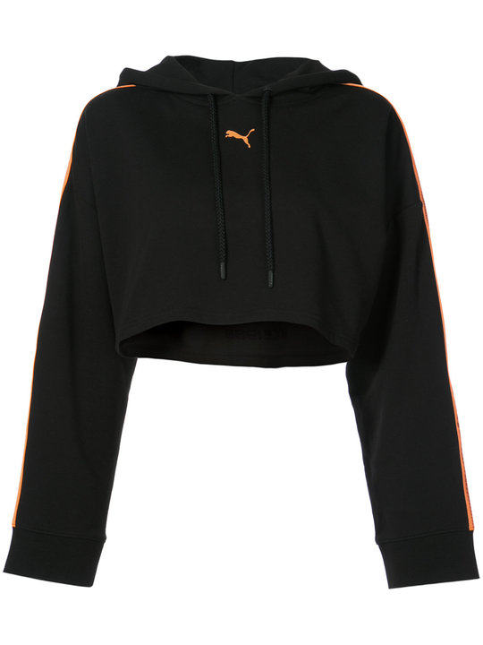 logo cropped hoodie展示图