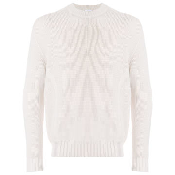 ribbed detail sweater