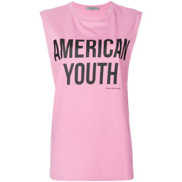 American youth printed T-shirt