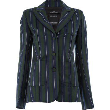 striped fitted jacket