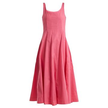 Wells cotton-blend dress