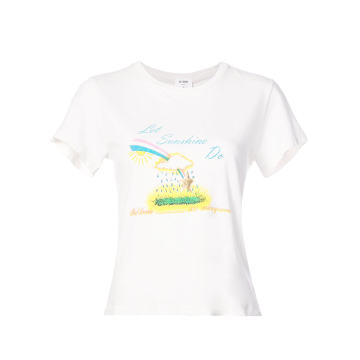let sunshine printed T-shirt