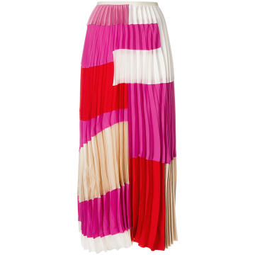 abstract pleated skirt