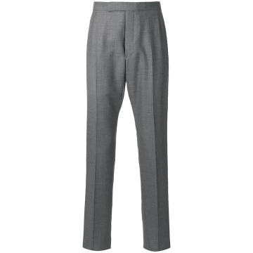 backstrap cropped tailored trousers