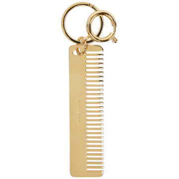 Gold Comb Keychain