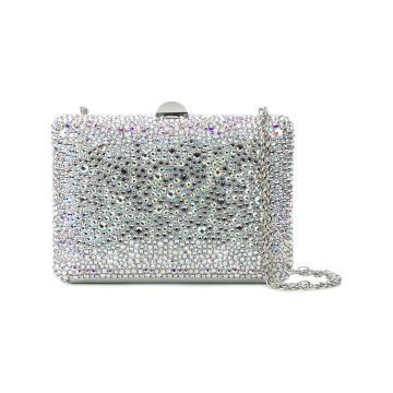crystal covered clutch