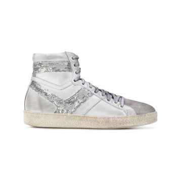 sequin panel Barthyno sneakers