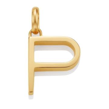 Gold Capital P Pendant