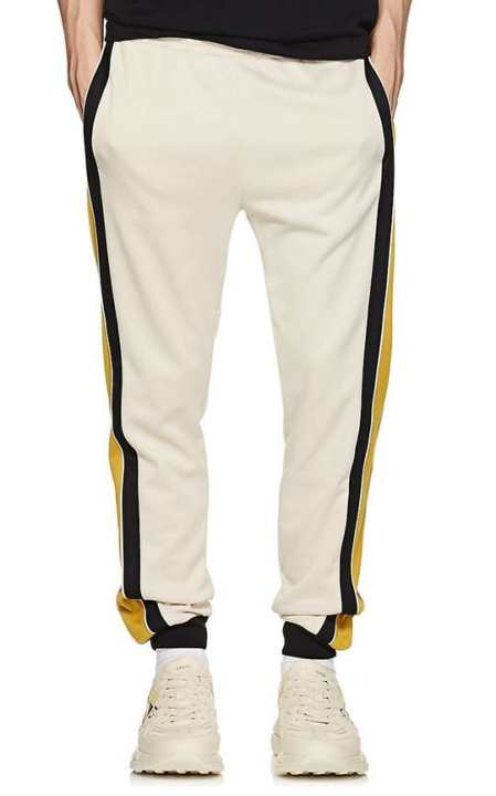 Contrast-Striped Tech-Jersey Jogger Pants展示图