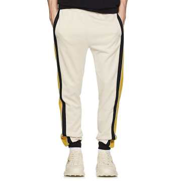 Contrast-Striped Tech-Jersey Jogger Pants