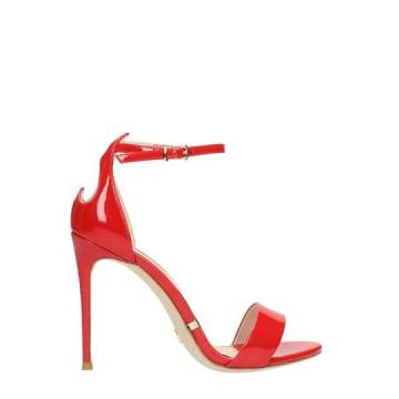Gianni Renzi Heart Red Patent Leather Sandals