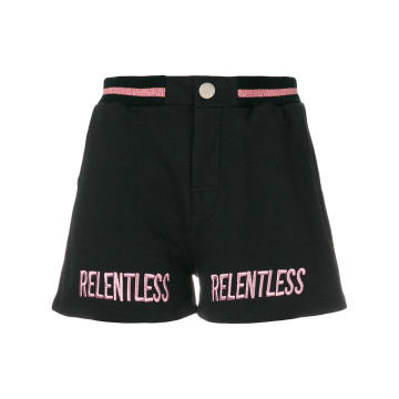 Relentless刺绣短裤