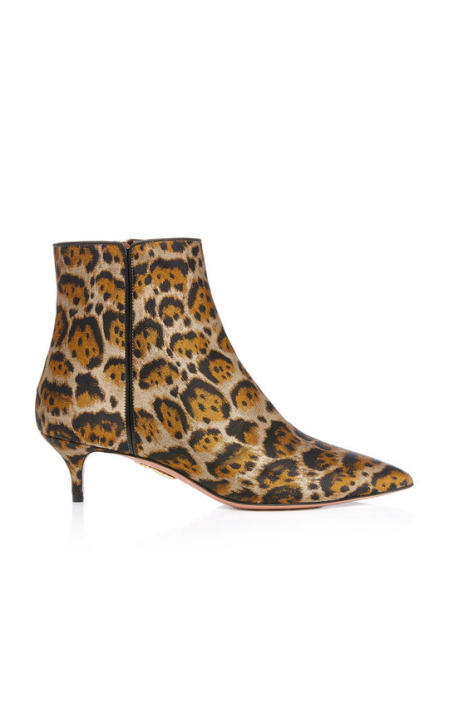 Quant Leopard Jacquard Ankle Boots展示图