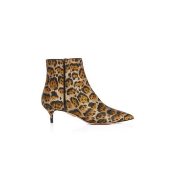 Quant Leopard Jacquard Ankle Boots
