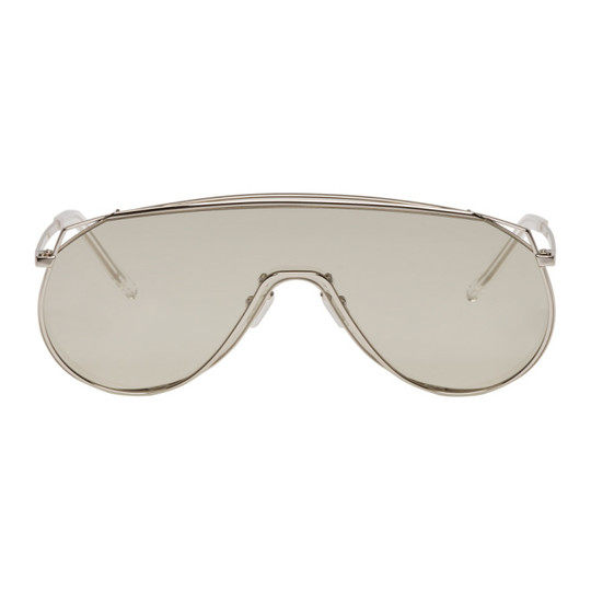 Silver Afix Shield Sunglasses展示图