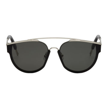 Black & Silver Loe Sunglasses